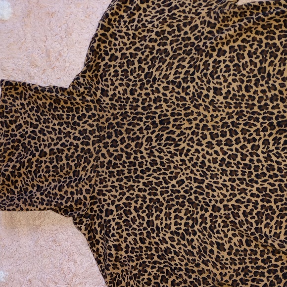 J crew tissue? Turtleneck leopard print xxs - Picture 4 of 11